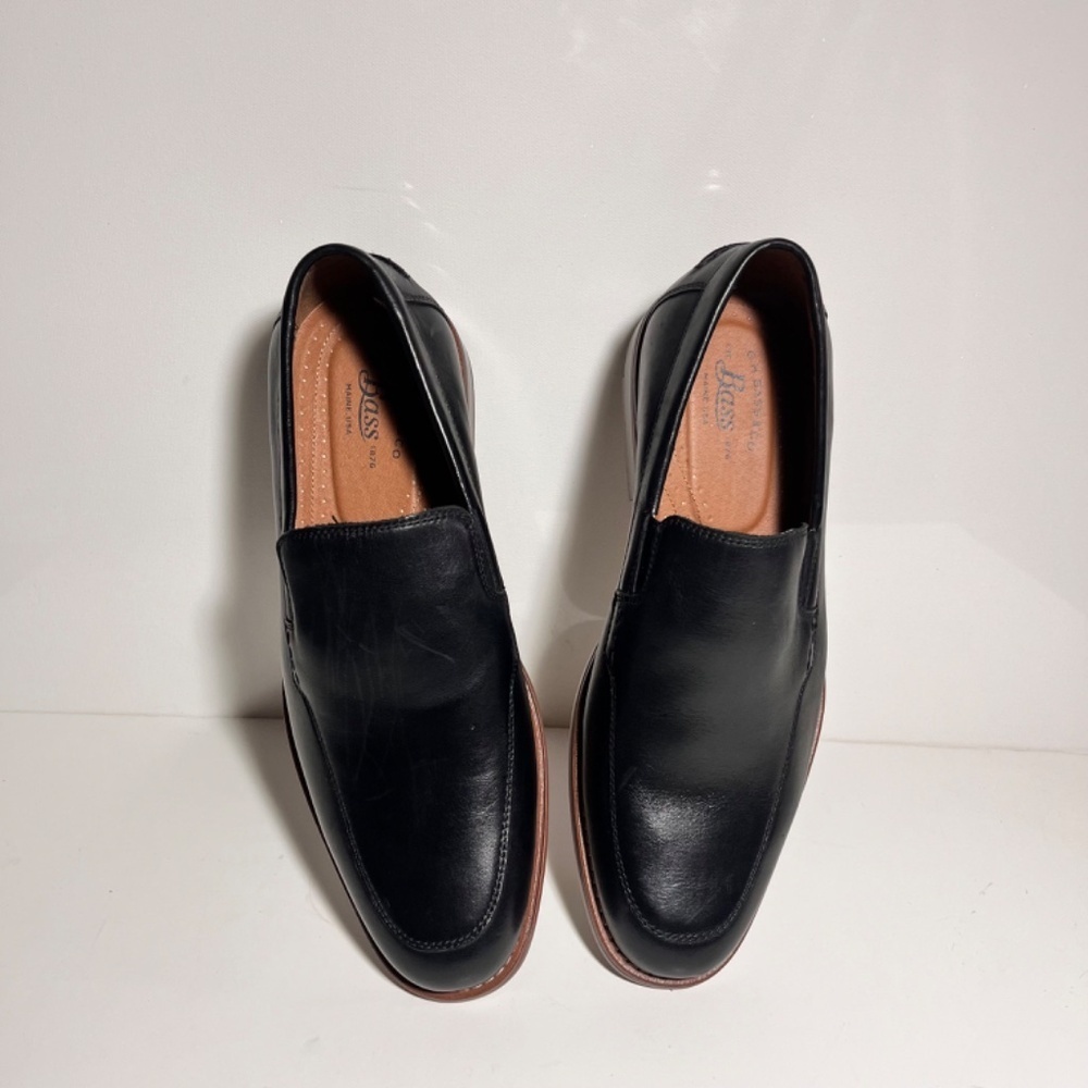 G.H. Bass & Co. Baxter Light Leather Slip-On Shoes - Picture 4 of 9